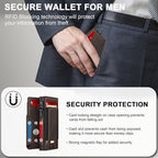 Wallet for Men Wallet with Slim Pop Up Card Holder 9-13 Cards, Bifold - Image 7