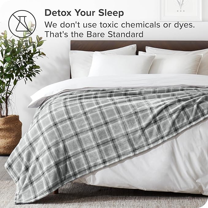 Bare Home Fleece Blanket - Image 4