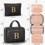 Personalized Gifts for Women, Initial Toiletry Bag Hanging Travel Organizer & - Image 2