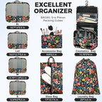 BAGAIL 9 Set Packing Cubes Luggage Packing Organizers - Image 4