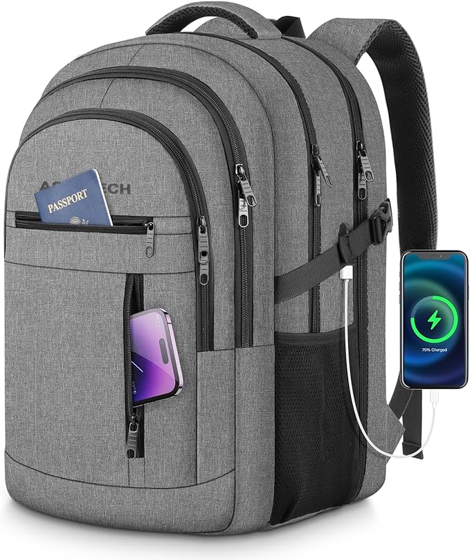 Travel Laptop Backpack, Extra Large Laptop Backpack, 17 Inch Laptop Backpack by AslotechDirect