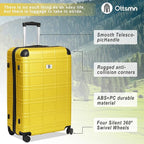 Luggage Sets 4 Piece, ABS PC Lightweight Suitcases - Image 4