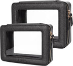 Aveniee Clear Makeup Bag Set, Portable Travel Toiletry Bag Cosmetic Case by Aveniee