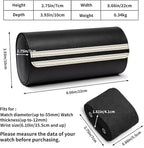 MOZSLY Watch Roll Travel Case 3 Slots Portable Box - Image 4