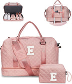 Preteen Gifts, Travel Bags for Girls, Initial Duffle Bag by Vogewood