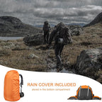 Loowoko 50L Hiking Backpack, Waterproof Camping Essentials Bag - Image 6