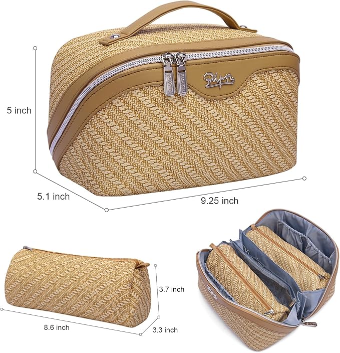 BOYATU Travel Makeup Bags for Women: Large Cosmetic Bag Waterproof - Image 8