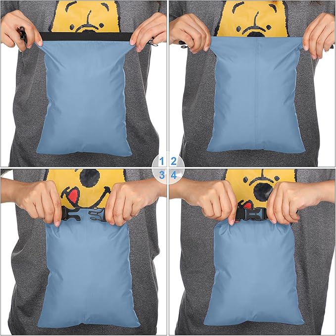 Shappy Waterproof Dry Bag Set 6 Sizes Lightweight Sacks and Long Adjustable - Image 4