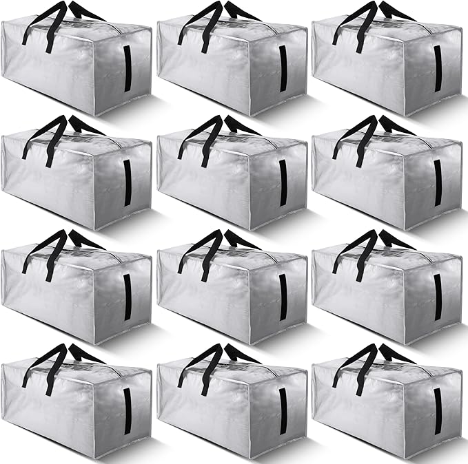 12 Pack Large Strong Moving Bags by HOMESURE