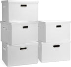 Large 17" 36 Quart Collapsible Stackable Storage Bins by GraciadecoStorage