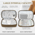 FYY Electronic Organizer, Large Travel Cable Organizer Bag Pouch Electronic - Image 3