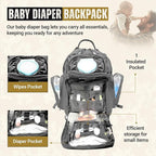HighSpeedDaddy - Baby Diaper Backpack, Military-Grade, Waterproof, Compact Baby - Image 3