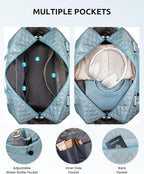 Weekend Bag | Personalized Monogram & Wet Pocket | Lady's Overnight Travel - Image 6