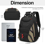 Boavan Laptop Backpack for men, 17.3 inch Laptop Bag - Image 2