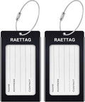 Luggage Tags Metal Suitcase Tags Travel Bag ID Identifier Luggage Tag by WeBravery