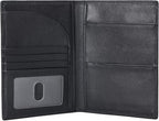 Polare Napa Leather Passport Holder RFID Blocking Travel Bifold Wallet Passport - Image 8