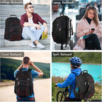 VECKUSON Large 18.4 Inch Laptop Backpack - Image 6