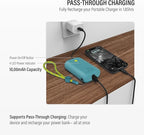 Nimble Champ Portable Charger, 000mAh Power Bank Fast Charging, 20W Dual USB-C - Image 3
