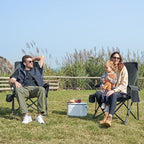 EVER ADVANCED Oversized Folding Camping Chair, - Image 2