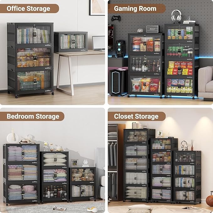BROVIEW 240Qt Stackable Storage Bins - Image 9