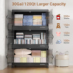 BROVIEW 480Qt Stackable Storage Bins - Image 4