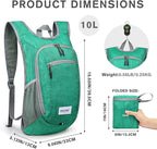 G4Free 10L/15L Hiking Backpack Lightweight Packable Hiking Daypack Small Travel - Image 2