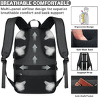 AMBOR Travel Laptop Backpack, 18.4 inch Anti Theft Business Laptop Carry on - Image 6