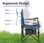 ALPHA CAMP Oversized Camping Folding Chair - Image 3