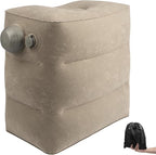 1 Pack Inflatable Travel Foot Pillow, Inflatable Leg Pillow Outdoor Stool by DECKALY