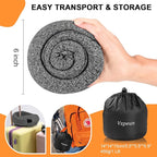 Travel Pillow - Hooded Neck Pillow Airplane Memory Foam Filling - Image 6
