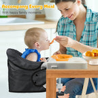 Hook On Chair with Removable Dining Tray, Portable Table High Chair, Folding - Image 5