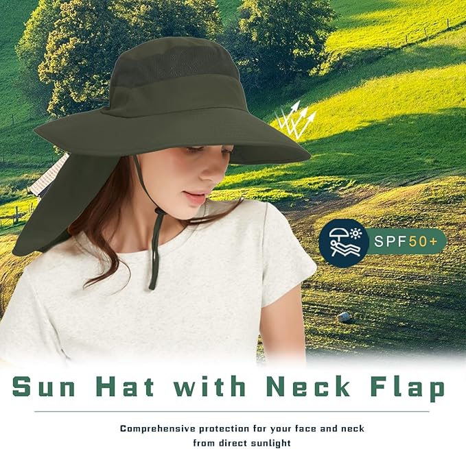 Fishing Hat Breathable Wide Brim Sun Hats - Image 2