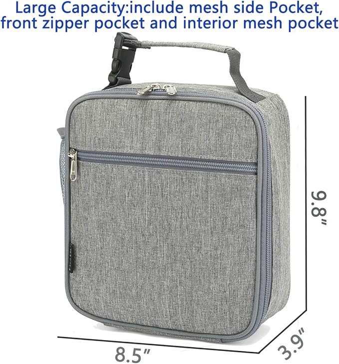 FlowFly Kids Lunch box Insulated Soft Bag Mini Cooler Back to School Thermal - Image 3