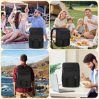 Backpack Cooler, 30 Cans Insulated Lunch Backpack - Image 6