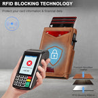 Wallet for Men Wallet with Slim Pop Up Card Holder 9-13 Cards, Bifold - Image 3