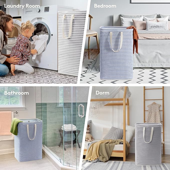 Lifewit 2 Pack Laundry Hamper Large Collapsible Laundry Basket, Freestanding - Image 6