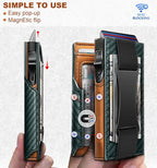 BULLIANT Men Wallet Gift Boxed, Slim Front Pocket Wallet Money Clip Card Holder - Image 3