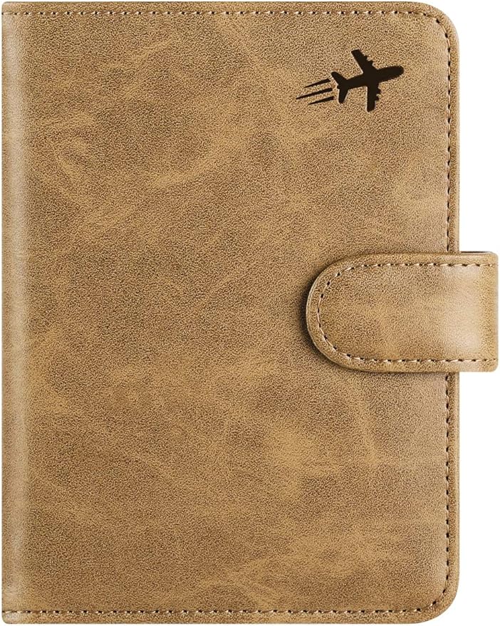 Passport Holder Cover Wallet RFID Blocking Leather Card Case Travel Accessories by PASCACOO