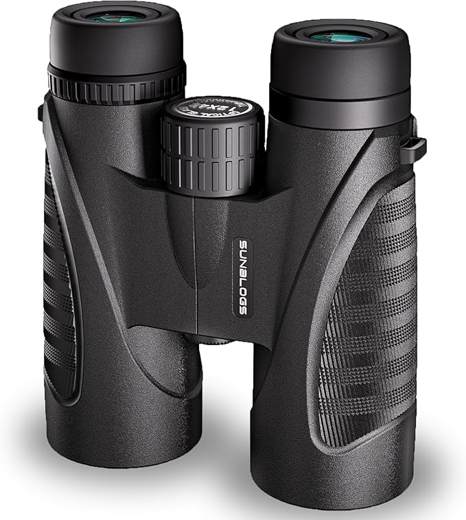 12x42 HD Binoculars for Adults, Super Bright BAK4 Prism High Powered Waterproof by SunBlogsArt-HandmadeMetalArtwork