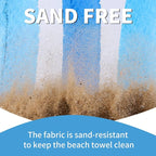 2 Pack Lightweight Thin Beach Towel Oversized 71"x32" Big Extra Large - Image 5