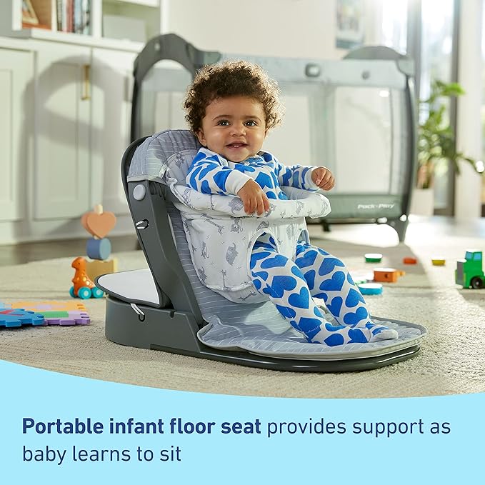 Graco Pack ’n Play Sit ’N Grow Playard, Portable Infant Bassinet, Adjustable - Image 2
