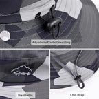 Sun Hats for Men Women Fishing Hat UPF 50+ Breathable Wide Brim Summer UV - Image 6