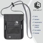 VENTURE 4TH Passport Holder Neck Wallet - Image 8
