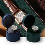 Oirlv Luxury Leather Watch Travel Case Single Watch Case - Image 2