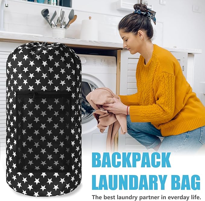 Portable Laundry Bag Backpack - Image 2