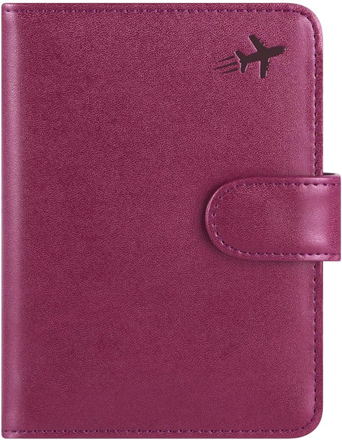 Passport Holder Cover Wallet RFID Blocking Leather Card Case Travel Accessories by PASCACOO