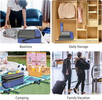 BAGAIL 4 Set/6 Set/8 Set Compression Packing Cubes Travel Accessories - Image 6