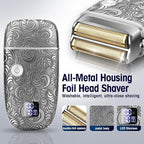 Foil Shavers for Men Electric Razor, Clippers and Trimmer for Men with LED Display, Waterproof
