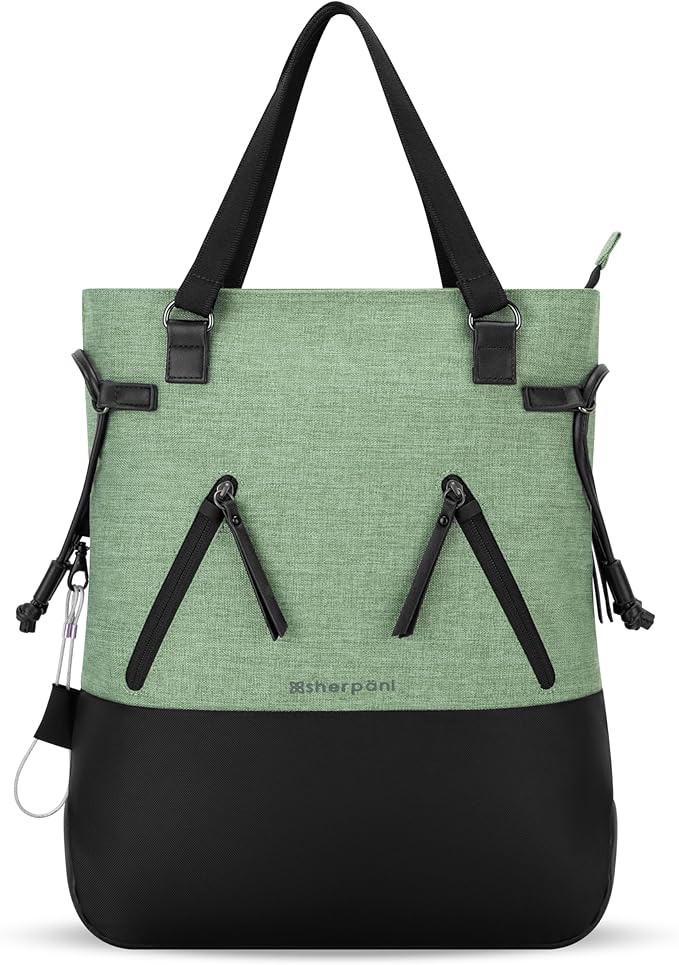 Sherpani Tempest, Anti Theft Convertible Backpack Tote, 14L Travel Backpack by SHERPANI