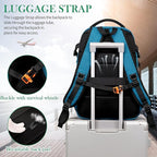 FENGDONG 17.3 inch Large Laptop Backpack Durable Waterproof Travel College - Image 6